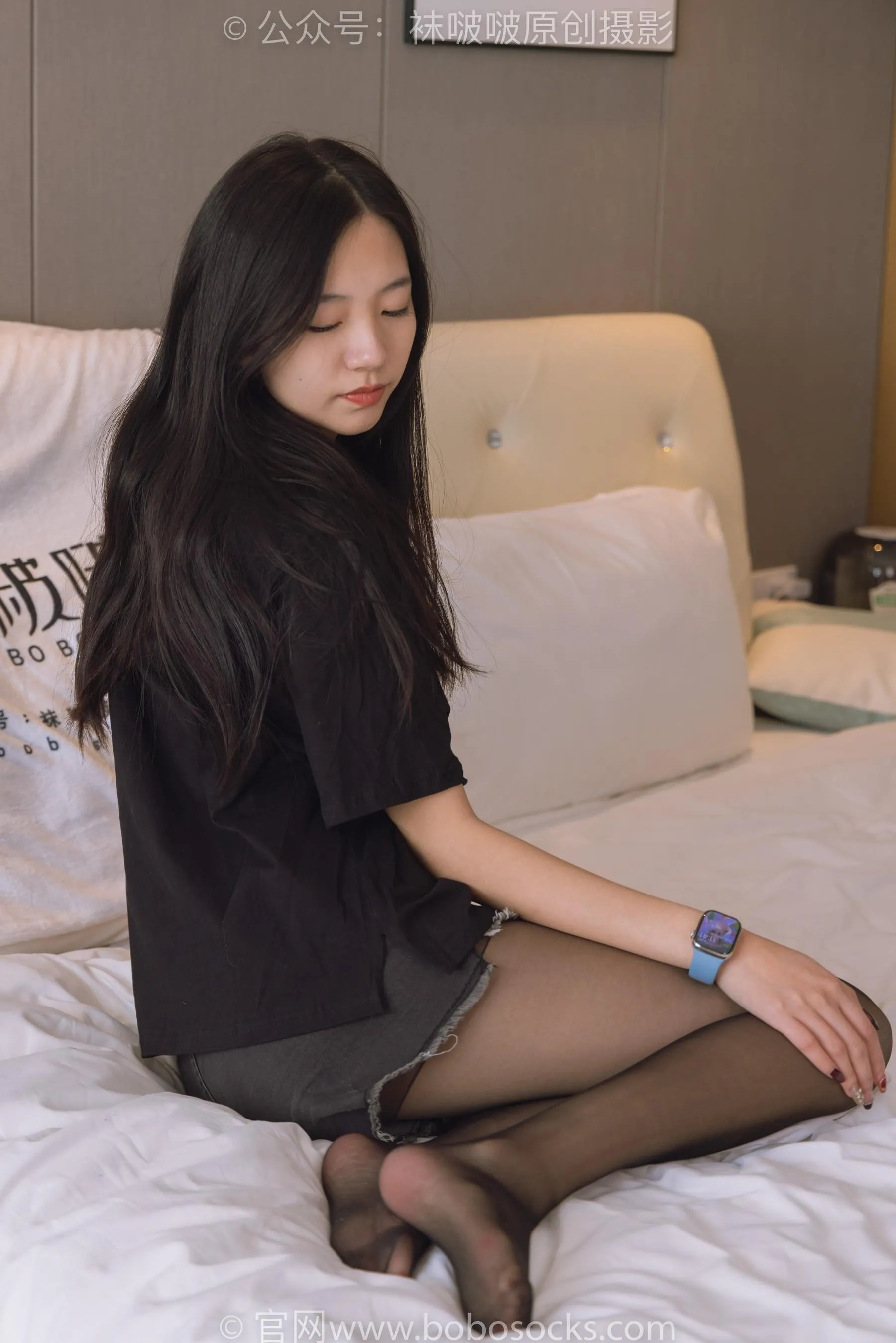 [BoBoSocks袜啵啵]NO.203 三双靴子、黑丝、网袜[23] [54P]插图4